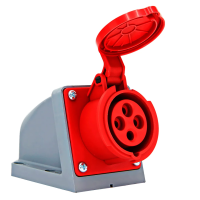 Стационарная розетка 114 3р+pе 16А 380В IP 44 EXPERT UNIT (10/60)