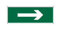 ПИКТОГРАММА СТРЕЛКА для LED ДБА EXIT 330x120