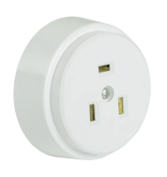 Розетка для плиты РПпл10-01-Ст з/к о/у 32А белая IEK