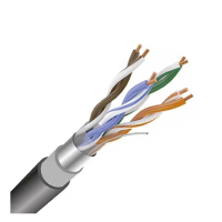 F/UTP (24 AWG), кат.5Е экран, 4 пары, LDPE внеш.черный (бухта 305м) ITK NEW