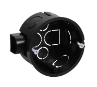 КМ40002 уст. для твердых стен d65x40 (с саморезами) IEK (300) NEW