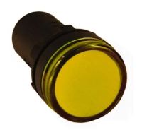 Индикатор AD-22DS (LED) Ø22мм (желтый) IEK (10/600)