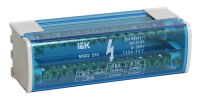 Шина N нулевая 2х15 групп на DIN-рейку в корпусе IEK (10)