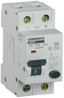 Автомат УЗО АВДТ 32 10А GENERICA (6/60)