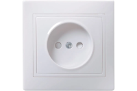 РСш10-2-КБ Розетка 1местн. с защ.штор. 10А . без з/к (белый) IEK