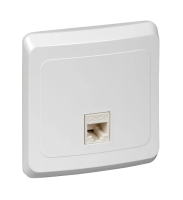 S306 Комп. розетка RJ-45 кат.5 с/у ЭТЮД KOMC-001B (10)