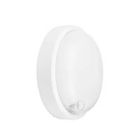 LED ДПБ KOMPAS FOX 18W (ИК датчик движения) 1350Lm d200х55 4000K IP54 MEGALIGHT (20)