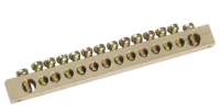 Шина N нулевая 6х9мм 14/2 (крепеж по краям) UNIT (20/500)