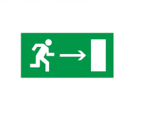 Пиктограмма ПЭУ-002 Выход направо ***