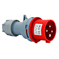 Переносная вилка 014 3р+ре 16А 380В IP 44 EXPERT UNIT (10/100)