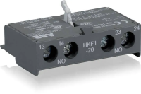 Фронтальный дополнительный контакт 2НО HKF1-20 для автоматов типа MS116, MS132, MS132-T, MO132, MS165, MO165
