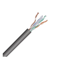 U/UTP, кат.5Е 4х2х0,51 solid, LDPE внеш.черный ITK NEW(бухта 305м)