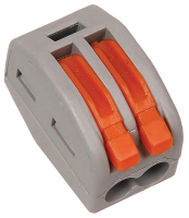 222-412 Клемма (0,08-2,5мм 32А) UNIT (50/3000)