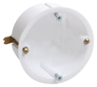 КМ40021 уст. d65х45 для полых стен (с саморезами и мет. лапками) IEK (250) NEW