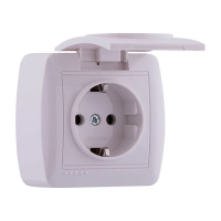 L30 Роз.о/у з/к IP44 белая Demet 711-0200-123 (10)