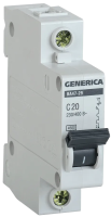 ВА47-29 (1ф) 20А GENERICA (12/144)
