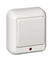 S241 1кл. инд.о/у 6А IP20 Прима ВА 16-046-б (130)