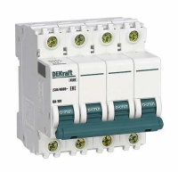 ВА 101 4P 25А 4,5кА С (3) DEKraft