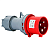 Переносная вилка 024 3р+ре 32А 380В IP 44 EXPERT UNIT (10/60)