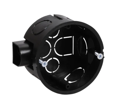 КМ40002 уст. для твердых стен d65x40 (с саморезами) IEK (300) NEW