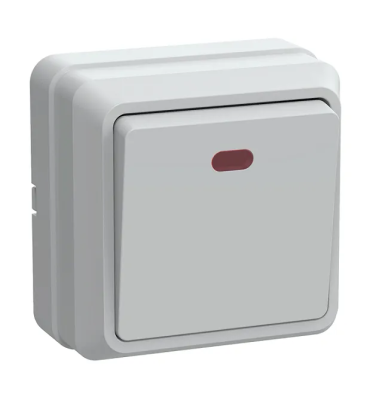 I20выкл. 1кл. с инд. о/у 10А ОКТАВА ВС 20-1-1-ОБ (36/432)