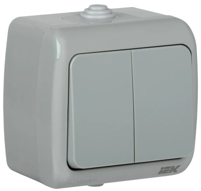 Выключатель 2кл. о/у 10А IP54 AQUATIC ВС-20-2-0-А IEK