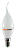 LED C37 Свеча на ветру 4.5w 230v 2700K E27-F MEGALIGHT (10/100)