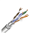 F/UTP (24 AWG), кат.5Е экран, 4 пары, серый ITK(бухта 305м)