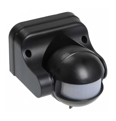 Датчик движения ДД 009 черный,до 1100 Вт,дальность 12 м IP44 IEK NEW (48)