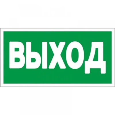 Пиктограмма ПЭУ-010 Выход(130х260) (1) ***