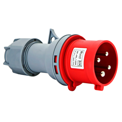 Переносная вилка 024 3р+ре 32А 380В IP 44 EXPERT UNIT (10/60)