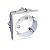Розетка 2P+E белая со шторками R9003 Wessen 45