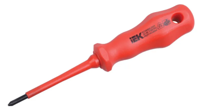 Отвертка крестовая Profi Ph1х80мм 1000В IEK
