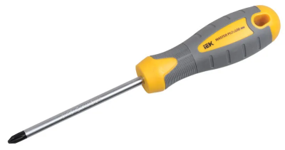 Отвертка крест.Master Ph2х100мм IEK (6) NEW