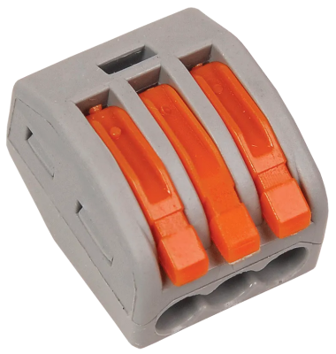 222-413 Клемма (0,08-2,5мм 32А) UNIT (50/3000)