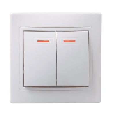 I4 выкл. 2кл. с инд.10А КВАРТА ВС 10-2-1-КБ (200)