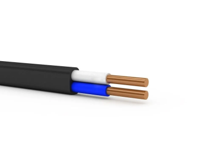 Провод ПУНП 2х4 черный -0,38 кВ (бухта 200м) ГОСТ